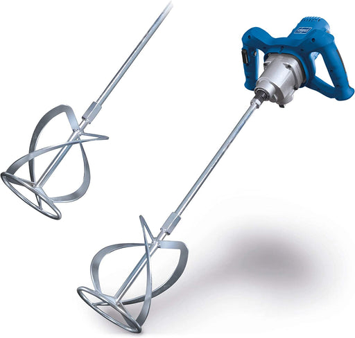 Scheppach Rührwerk (Handrührwerk, 1600 Watt, Stablänge: 550mm, Rührkorb-Ø: 140mm, Drehzahlregulierung, 2-Gang-Getriebe, ergonomisch)