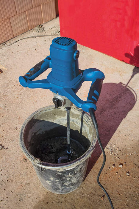 Scheppach Rührwerk (Handrührwerk, 1600 Watt, Stablänge: 550mm, Rührkorb-Ø: 140mm, Drehzahlregulierung, 2-Gang-Getriebe, ergonomisch)