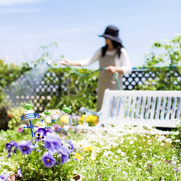Schlauchwagen 45m, fahrbare Schlauchtrommel für Garten & Balkon, mit Schlauchführung, 76,5x44x41 cm, grau-gelb