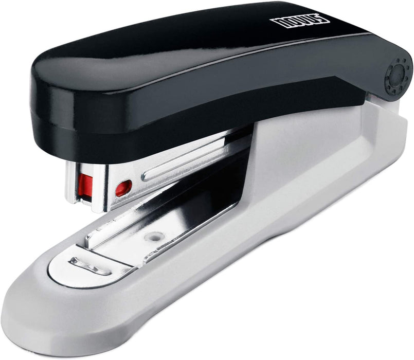 Schreibtisch Set (Heftgerät E 15 mit Locher E 210, inkl. 1000 Heftklammern No. 10) schwarz