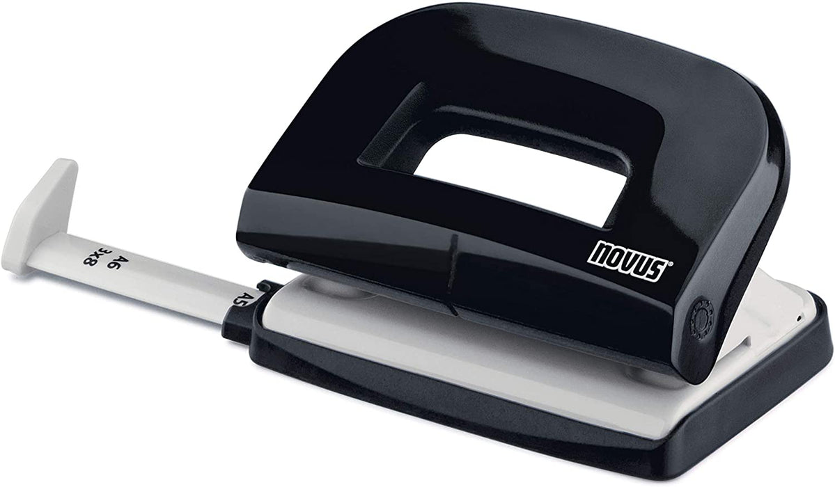 Schreibtisch Set (Heftgerät E 15 mit Locher E 210, inkl. 1000 Heftklammern No. 10) schwarz