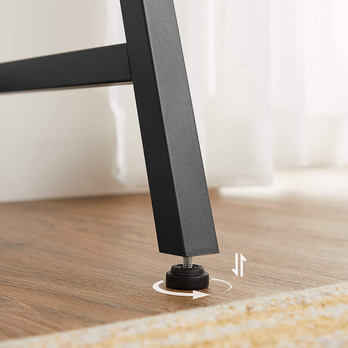 Schreibtisch, Computertisch, Homeoffice, Büro, Arbeitszimmer, Wohnzimmer, stabil, platzsparend, einfacher Aufbau, Industrie-Design, 100 x 50 x 75 cm