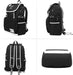 Schulrucksack Jungen Mädchen Teenager Schulranzen, Schultaschen Set 4-in-1 mit Lunch Taschen Federmäppchen Kinder Geldbörsen, Kinderrucksack Rucksäcke