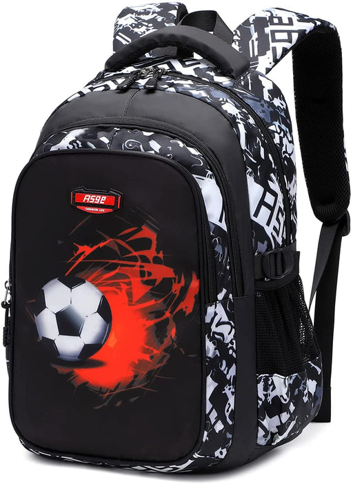 Schulrucksack Jungen Teenager Schultaschen Mädchen Ranzen Ergonomischem Kinder Rucksäcke Fußball Druck Schulranzen für 8 10 15 Jahre School Bags 