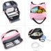 Schulrucksack Mädchen Teenager Schulranzen, Schultaschen-Set 4-in-1 mit Lunch Taschen Federmäppchen Kinder-Geldbörsen, Kinderrucksack Laptop Rucksäcke