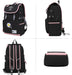 Schulrucksack Mädchen Teenager Schulranzen, Schultaschen-Set 4-in-1 mit Lunch Taschen Federmäppchen Kinder-Geldbörsen, Kinderrucksack Laptop Rucksäcke