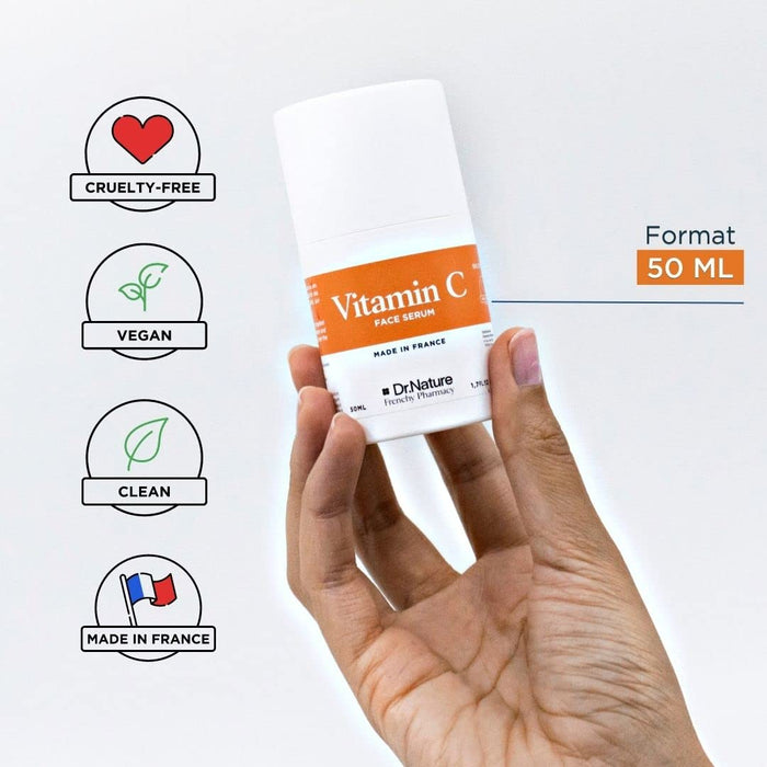 Serum Vitamin C für Gesicht Empfindliche Haut Naturkosmetik | 99% Inhaltsstoffen Natürlichen Ursprungs | Pigmentflecken Entferner Gesicht