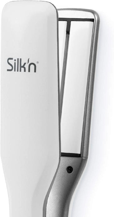 Silk'n GoSleek IR - Haarglätter mit Infrarottechnologie & Keramikbeschichtung - 5 Temperaturstufen, Weiß, 4.5x4x26.5 cm
