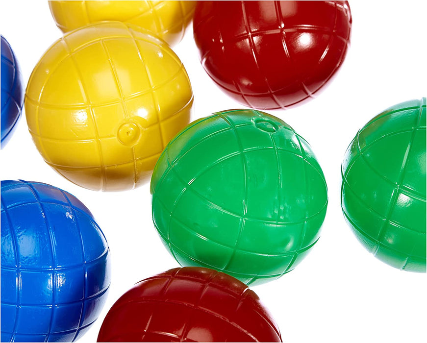 Simba - Boccia Spiel Tragekorb, 8 Kugeln 7x8cm, 2 Zielkugeln