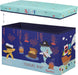 Sitzbox Kinder, Faltbare Aufbewahrungsbox mit Stauraum, Deckel, Motiv, Jungen & Mädchen, 50 Liter, dunkelblau