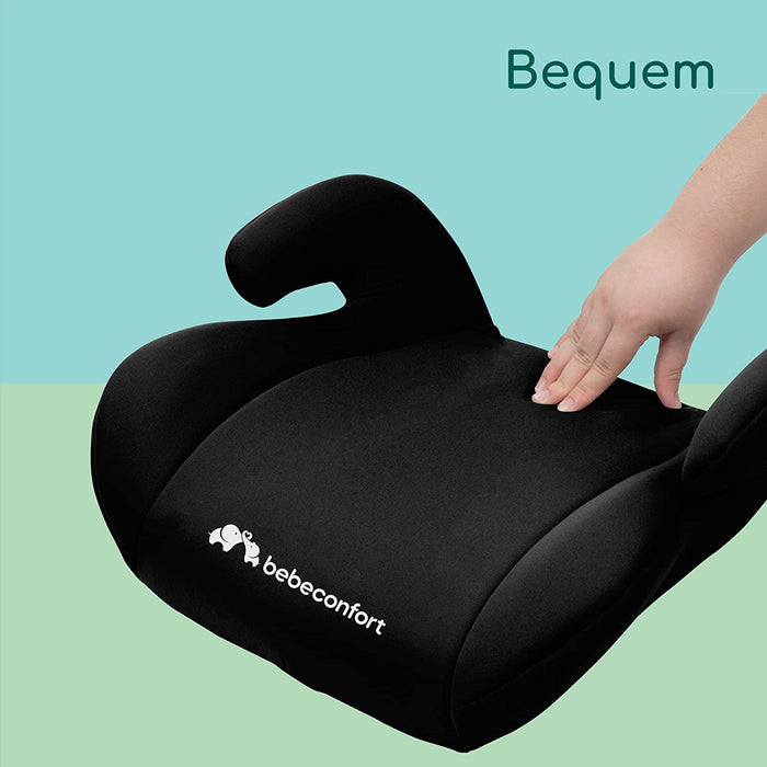 Sitzerhöhung, Leicht Waschbar, für Kinder ab 3 Monaten bis 10/12 Jahren, 15-36 kg, Full Black