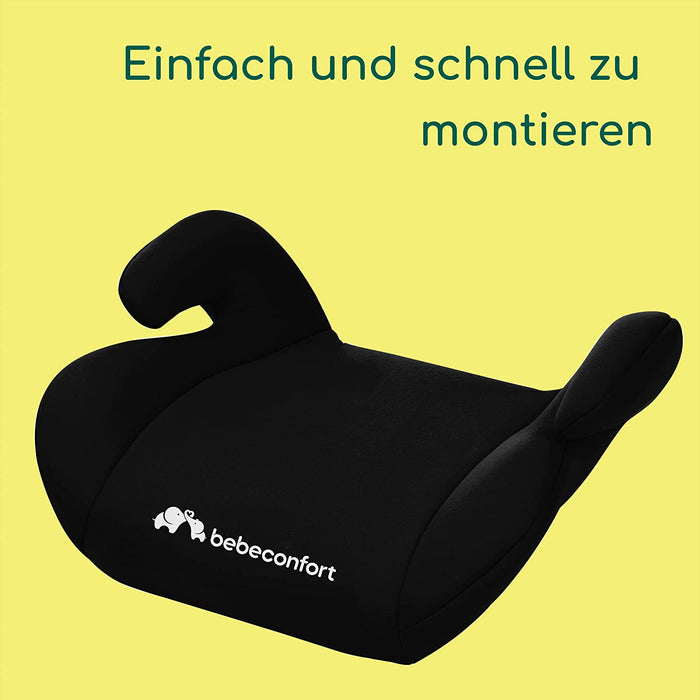 Sitzerhöhung, Leicht Waschbar, für Kinder ab 3 Monaten bis 10/12 Jahren, 15-36 kg, Full Black