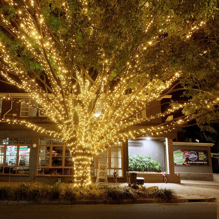 [2 Stück] Solar Lichterkette Aussen, 12M 120 LED Lichterkette Außen Wasserdicht KupferDraht 8 Modus Solarlichterkette Deko für Garten, Balkon