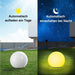 Solarlampen für außen, infray Solarleuchten für außen, Solar Gartenleuchten 30cm Solarkugel mit 9 Modi Leuchte, IP67 Wasserdicht LED Solarleuchten