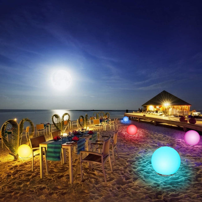 Solarlampen für außen, infray Solarleuchten für außen, Solar Gartenleuchten 30cm Solarkugel mit 9 Modi Leuchte, IP67 Wasserdicht LED Solarleuchten