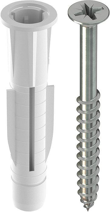  Sortimentskoffer Plug und Play, 320 tlg. mit Allzweckdübel Trika 5x31 mm, 6x36 mm, 8x51 mm + perfekt abgestimmte Schrauben