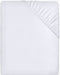 Spannbettlaken 200x200cm - Weiß - Gebürstete Mikrofaser Spannbetttuch - 35 cm Tiefe Tasche