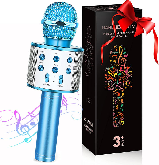 Spielzeug ab 5-11 Jahre Mädchen Junge, Karaoke Mikrofon Kinder Geschenke Jungen 4-10 Jahre Geschenk Spielzeug für Jungen Mädchen, Kinder Mikrofon