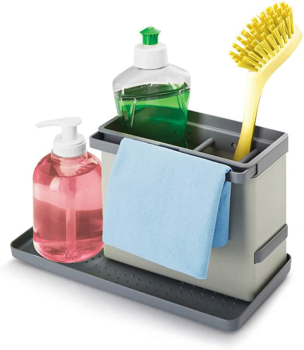 Spülbecken-Organizer 24x13x14cm ABS, Plastik, Grau
