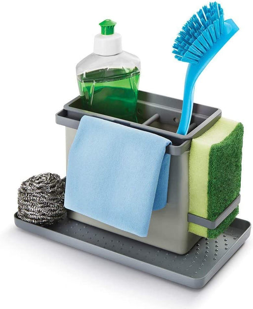 Spülbecken-Organizer 24x13x14cm ABS, Plastik, Grau