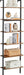Standregal, Bücherregal, 6 Ablagen, Leiterregal, Aufbewahrung für Bücher, Dekoration, Schlafzimmer, Wohnzimmer, Büro, 60 x 30 x 204,8 cm