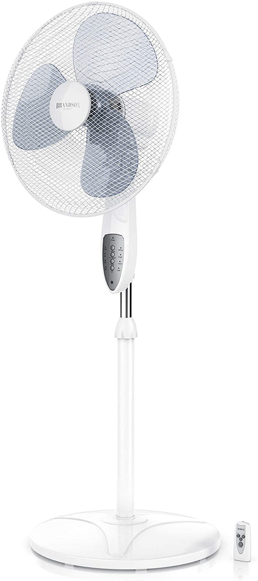 Standventilator mit Fernbedienung - Standlüfter leise - Ventilator höhenverstellbar - mobiler Lüfter - Neigungswinkel verstellbar -