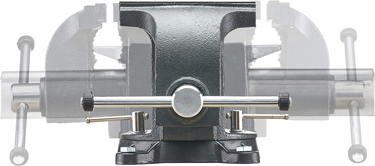 Stanley Schraubstock (schwere Ausführung, 85 mm Ausladung, 100 mm Spannweite, 1400 kg Spannkraft)