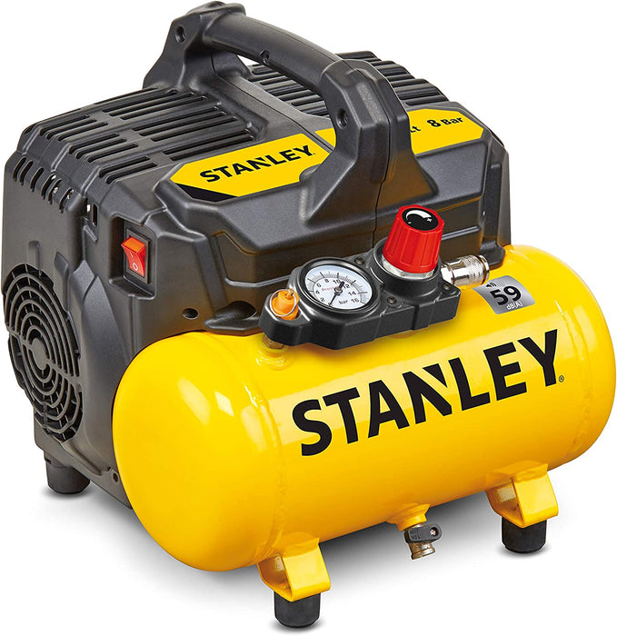 Stanley Silent Air Kompressor 750 W, 230 V, Giallo