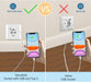 Steckdose mit USB Anschluss und Typ C (Max. 3.4A) System 55 Reinweiß Glänzend Schuko USB Steckdose Unterputz Schutzkontaktsteckdose Wandsteckdose für Smartphone Tablet, Sockeltiefe nur 32mm