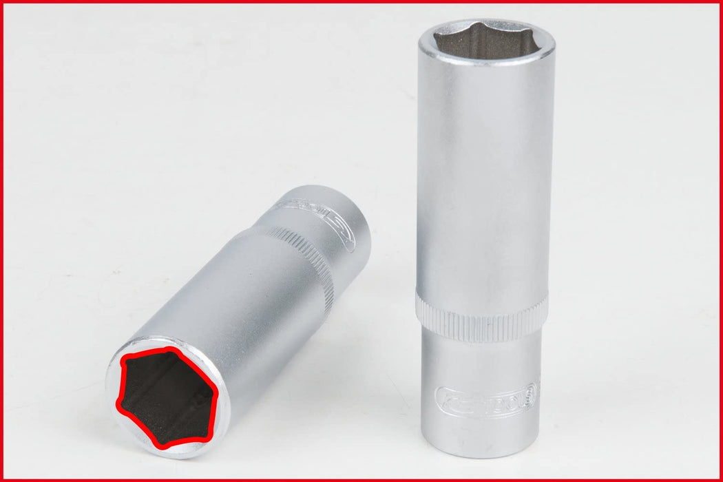 1/4 Zoll + 3/8 Zoll + 1/2 Zoll Steckschlüssel-Satz | mit 3 Umschaltknarren, 72-Zahn | matt satiniert | 179-tlg.