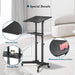 Stehpult Höhenverstellbar Schreibtisch/Laptoptisch mit Rollen/Laptop Ständer Mobile Workstation/Stand-up-Computer Präsentationswagen Ergonomisch 