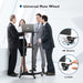 Stehpult Höhenverstellbar Schreibtisch/Laptoptisch mit Rollen/Laptop Ständer Mobile Workstation/Stand-up-Computer Präsentationswagen Ergonomisch 