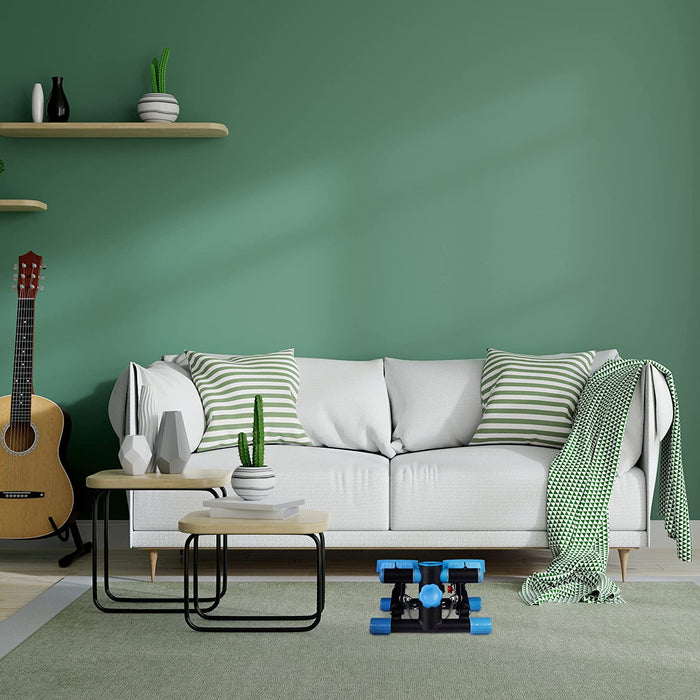 Stepper, verstellbarer Widerstand, mit Expander, Tacho und Schrittzähler HBT: 170 x 31 x 33 cm, schwarz-blau