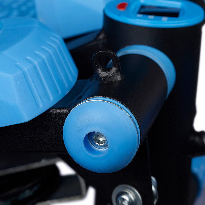 Stepper, verstellbarer Widerstand, mit Expander, Tacho und Schrittzähler HBT: 170 x 31 x 33 cm, schwarz-blau