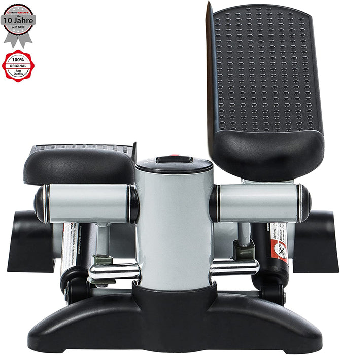 Stepper inklusive Trainingsbändern / Hometrainer Stepper mit verstellbarem Widerstand und kabellosem Trainingscomputer – Up-Down-Stepper 