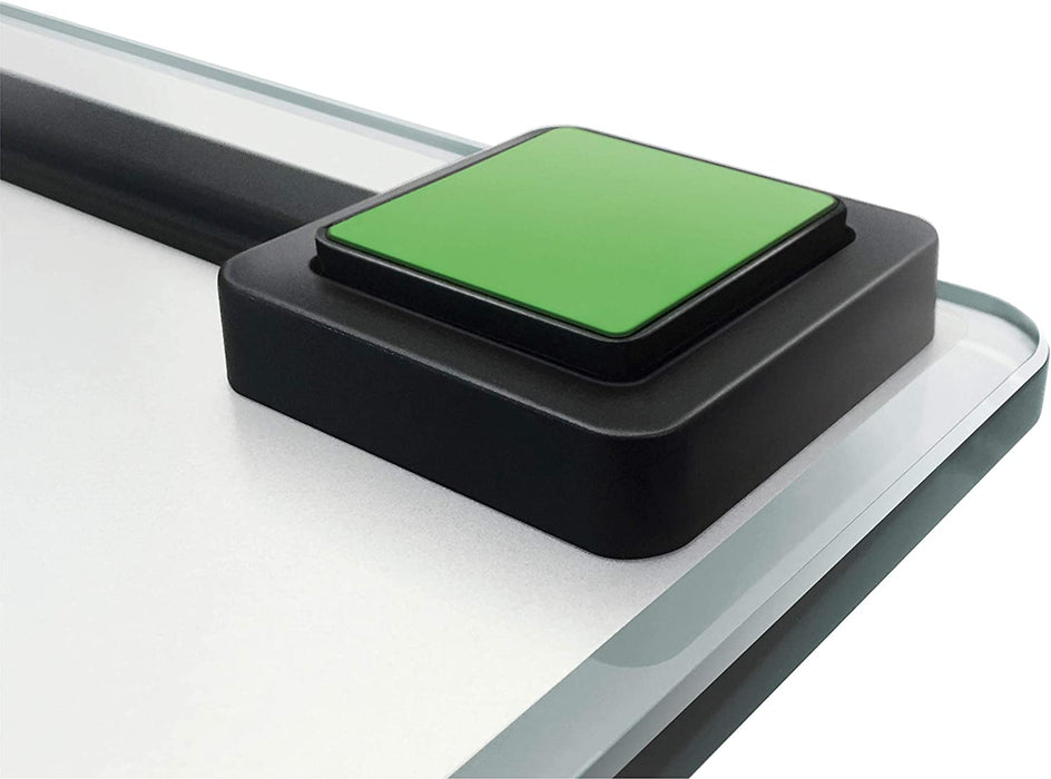 Style Sense Compact 300 Slate, digitale Personenwaage mit LCD-Anzeige, elektronische Waage, große Trittfläche, Schwarz, Körperwaage