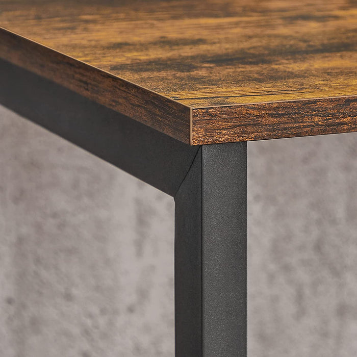 TV-Schrank, Fernsehtisch, TV-Regal, Lowboard mit offenen Fächern, für Wohnzimmer, Unterhaltungsraum, für Fernseher bis zu 60 Zoll, Industrie-Design