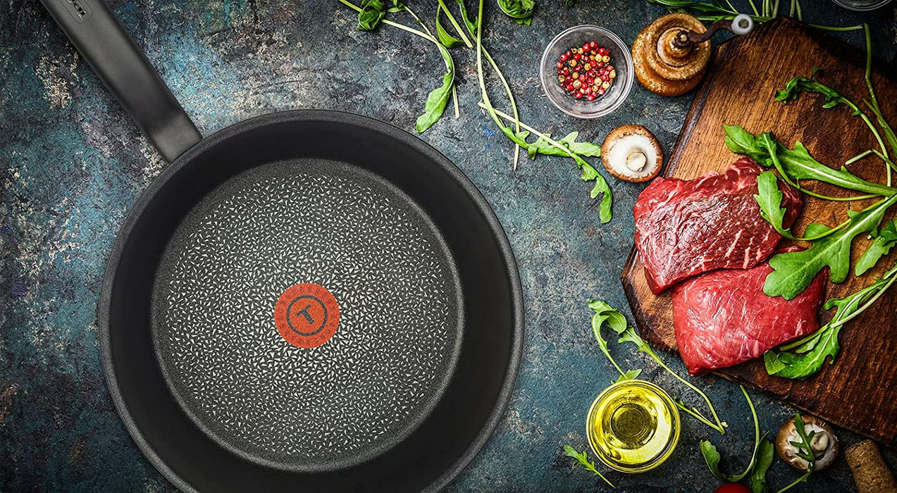 Tefal Hard Titanium+ Pfanne | 20 cm | Für alle Herdarten inklusive Induktion | Antihaftversiegelt | Starker Induktionsboden | Antihaftbeschichtung