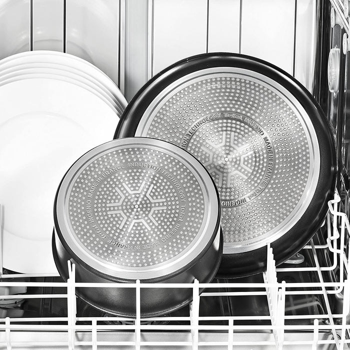 Tefal 3-teiliges Pfannen-Set Ingenio Expertise | 22 + 26 cm Pfanne | inklusive Griff | Alle Herdarten, auch Induktion | Antihaftversiegelt