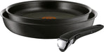 Tefal 3-teiliges Pfannen-Set Ingenio Expertise | 22 + 26 cm Pfanne | inklusive Griff | Alle Herdarten, auch Induktion | Antihaftversiegelt