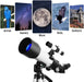 Teleskop, Teleskop für Erwachsene, 70mm Blende, 400mm AZ-Halterung, Teleskop für Kinder Anfänger