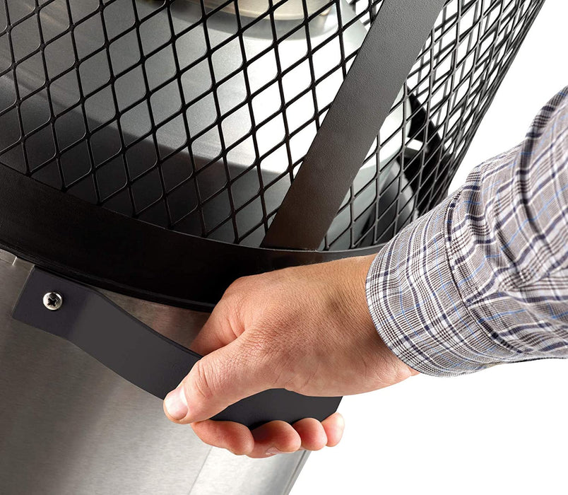 Terrassenheizer Gas, Gas-Heizstrahler 5460, Terrassenstrahler mit stufenloser Regulierung, ENDUR Reflektionssystem, Transporträder, Umkippsicherung