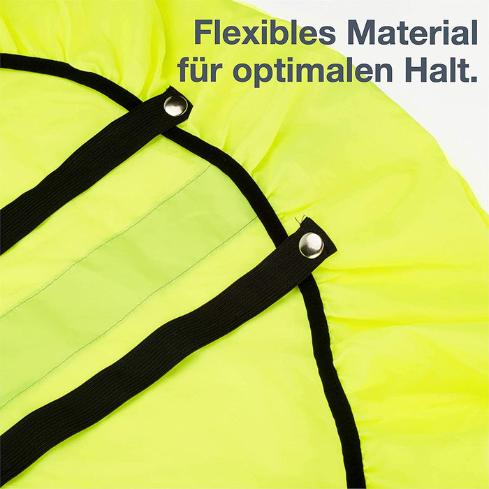 Rucksack Schulranzen Regenschutz Regencape Regenhülle - ultrahell & starkreflektierend & wasserdicht für Schulanfänger & Kinder