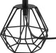 Tischlampe Carlton 2, 1 flammige Vintage Tischleuchte, Nachttischlampe aus Stahl und Stoff, Farbe: Schwarz, weiß, Fassung: E14, inkl. Schalter