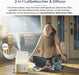 Top-Fill Luftbefeuchter 3L mit Nachtlicht, 360°Drehbare Düse, Spülmaschinenfest Humidifier, Leiser Raumluftbefeuchter, 25H BPA-Frei Aroma Diffuser 