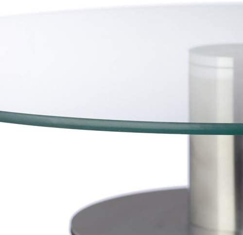 Tortenplatte drehbar, Standfuß, Kuchenplatte zum Dekorieren, Torten Drehteller für Kuchen, Ø 30cm, transparent, 1 Stück