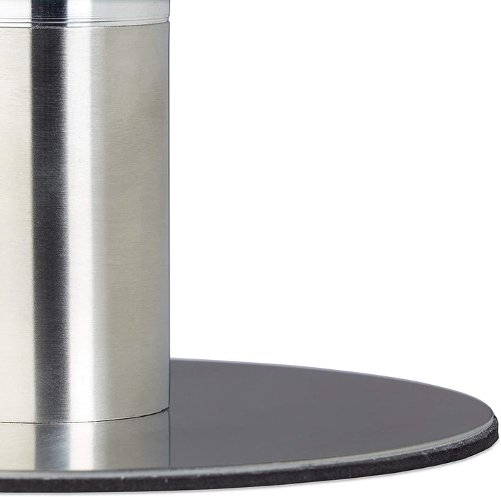 Tortenplatte drehbar, Standfuß, Kuchenplatte zum Dekorieren, Torten Drehteller für Kuchen, Ø 30cm, transparent, 1 Stück