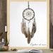 Traumfänger Handgefertigt Traditionelles Dreamcatcher Indischen Gute Träume Wand Zimmer Auto Deko Ornament Geschenk Braun