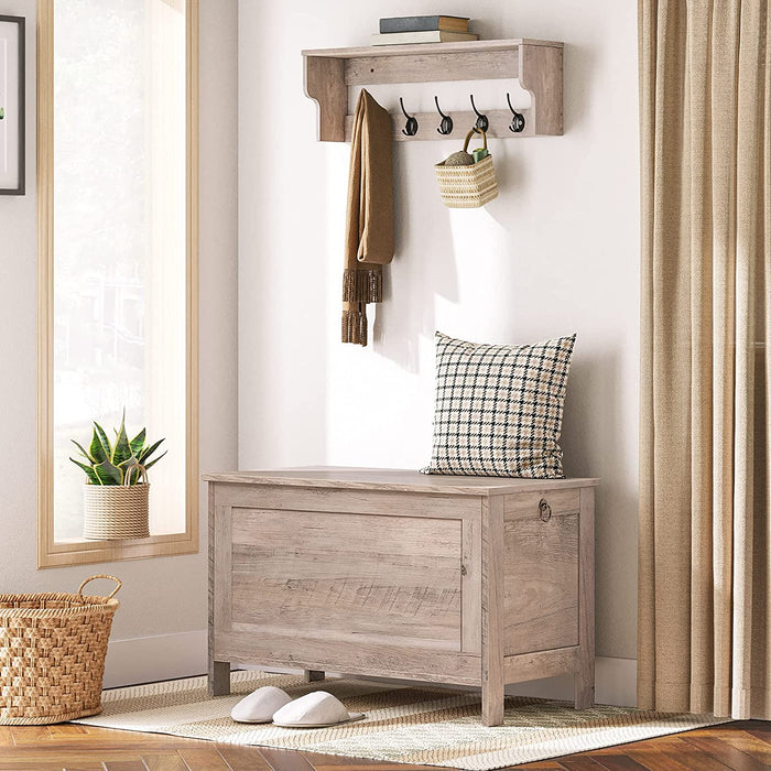 Truhen, Sitzbank mit Stauraum, Spielzeugkiste mit Deckel, Bank, Sitztruhe, Schuhbank, Aufbewahrungstruhe, Robust, Stabil, Flur, Schlafzimmer