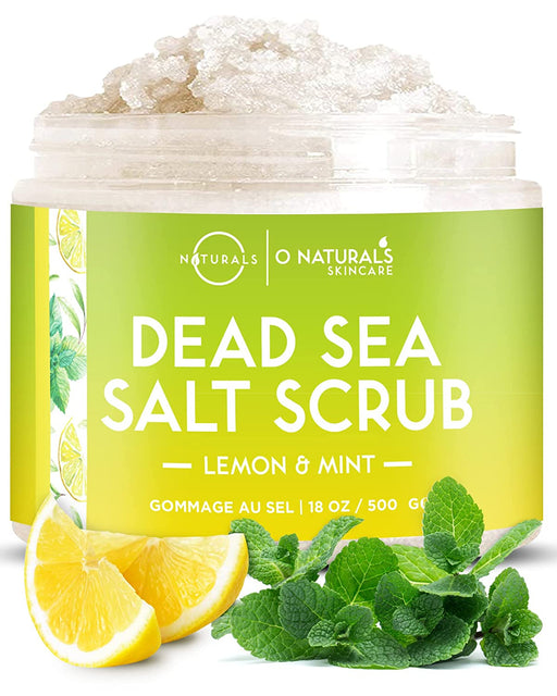 Ultra Körperpeeling Body Scrub Lemon Mint 510g - Natürliches Körperpeeling mit Totem Meer Salz - Feuchtigkeitspflege - Peeling Körper für alle Hauttypen